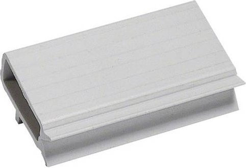 Hager S94E Schienenisolierprofil für CU 12x5mm, Weiß, 3 Stück je 30mm - Bild 1