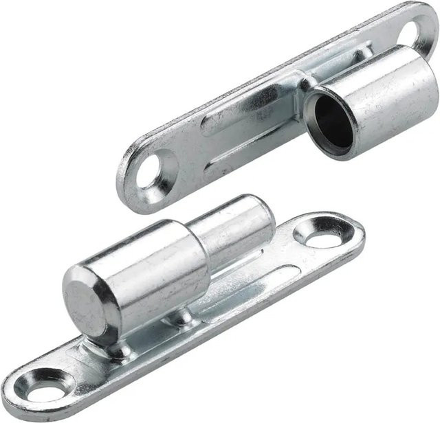 Hettich Renovierband aus verzinktem Stahl in Silber, 2 Stück, Durchmesser: 13 mm - Bild 1