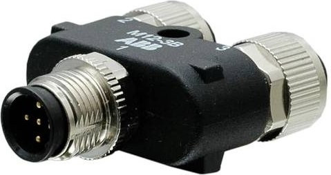 ABB 2TLA020055R0100 Sensor-Aktor-Steckverbinder Buchse in Schwarz - Bild 1