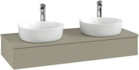 V&B Waschtischunterschrank Antao ohne Frontstruktur, Anthrazit, B/T/H: 120 x 50 x 19 cm - Bild 1
