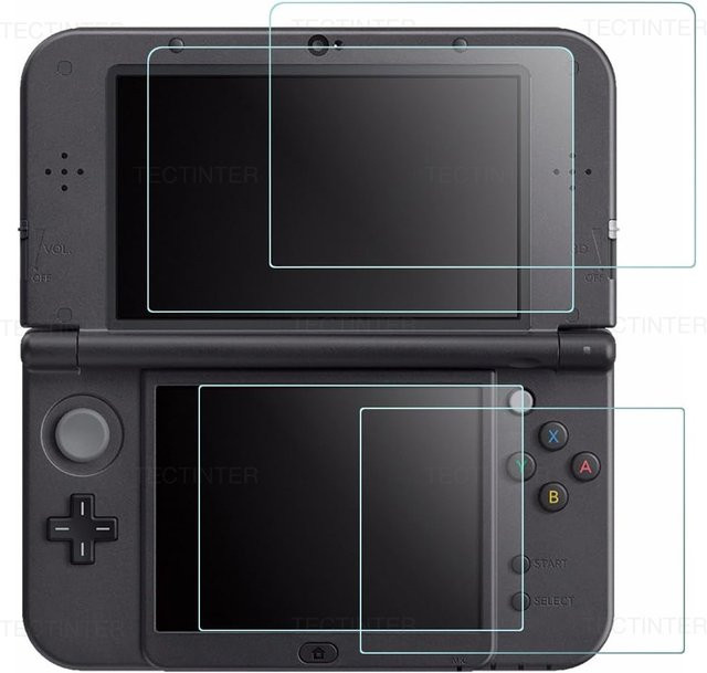TECTINTER Displayschutz aus gehärtetem Glas für Nintendo New 3DS XL und New 3DS LL in Transparent - Bild 1