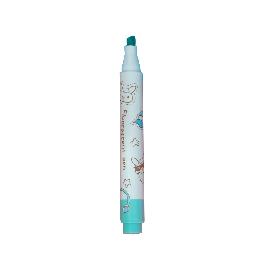6er-Set Kawaii Herz Stempel Highlighter in bunten Candy-Farben für Schule und Kunst - Bild 2