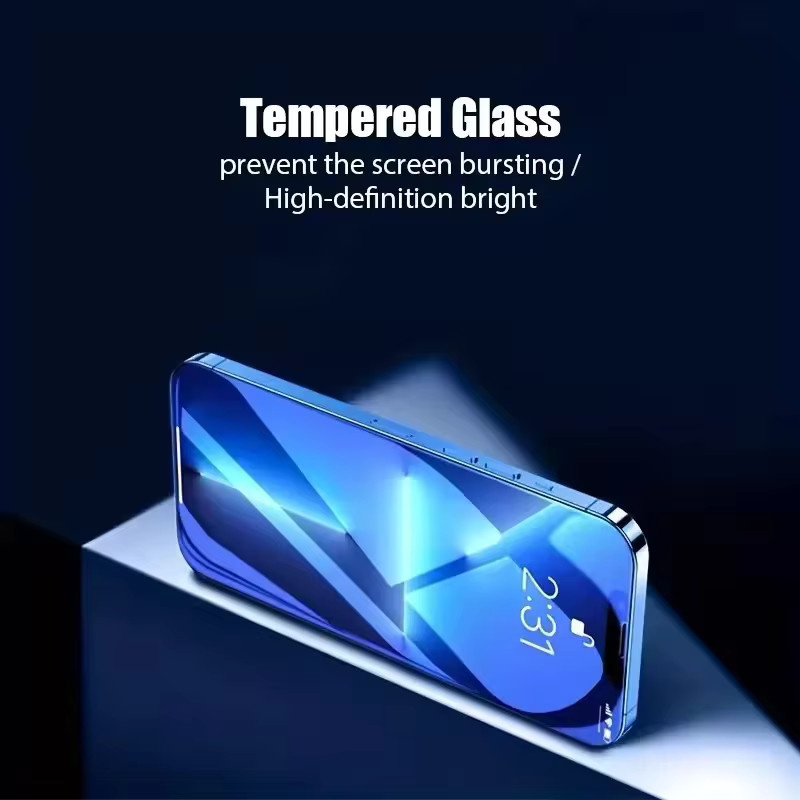 5 Stück PJPK Displayschutzfolie mit oleophober Beschichtung für iPhone 11 12 13 14 15 16 17 Pro Max XR XS Plus, transparent - Bild 6