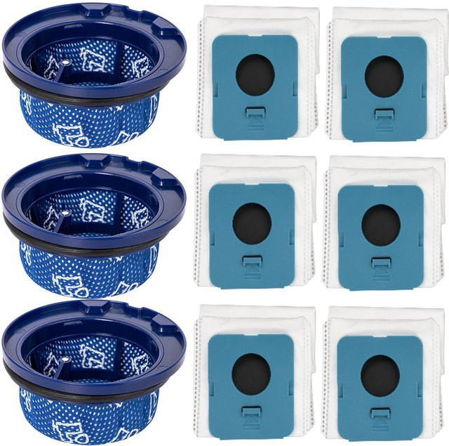 Samsung Bespoke Jet AI HEPA-Filter und Staubbeutel Set in Blau für Akku-Staubsauger VS28C9762UK/AA, VS28C9760UG/AA, VS35D9762UK/AA und VS30D9762UK - Bild 1