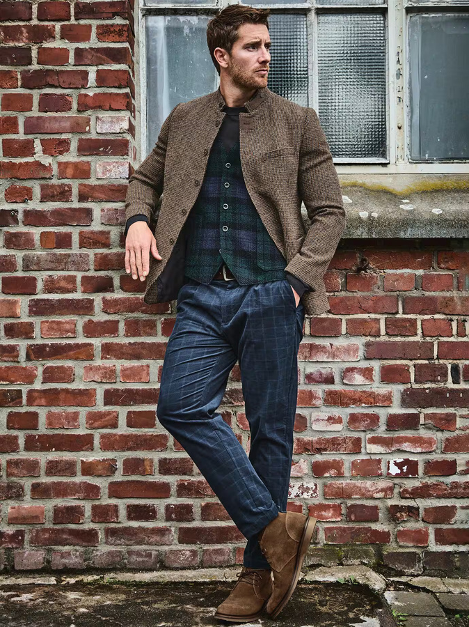 Mey & Edlich Harris-Tweed-Janker, Herren - Bild 2