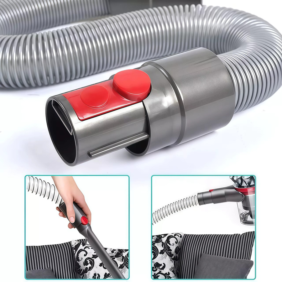 Flexibler Verlängerungsschlauch für Dyson Staubsauger V7 V8 V10 V11 V12 V15 Gen5 in Grau - Bild 4