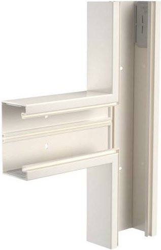 OBO Bettermann T-Stück in Creme-Weiß B: 13,0 cm, T: 7,0 cm - Bild 1