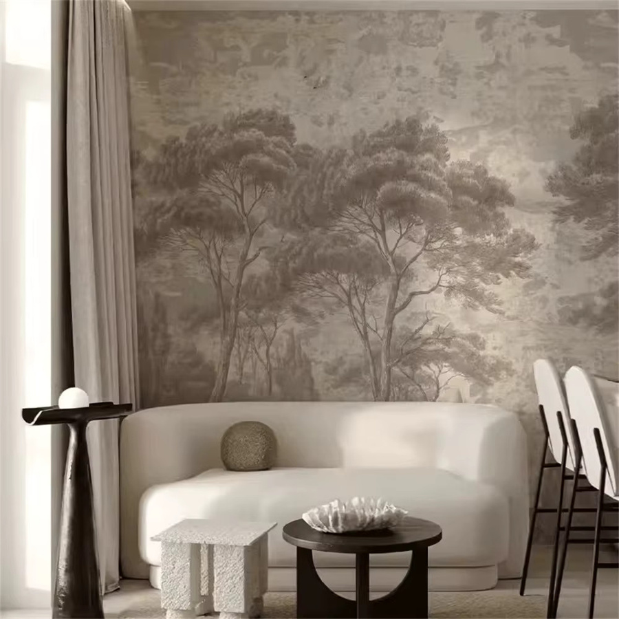 Beibehang 3D Cartoon Wald Tapete für Kinderzimmer und Wohnzimmer in modernem Design - Bild 2