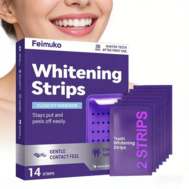 FEIMUKO Zahnaufhellungsstreifen, 14 Stück, Unisex - Bild 1