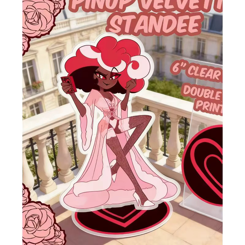 Bandai Hazbin Hotel Standee, Acryl, Kunststoff, Rosa / Pink - Bild 2