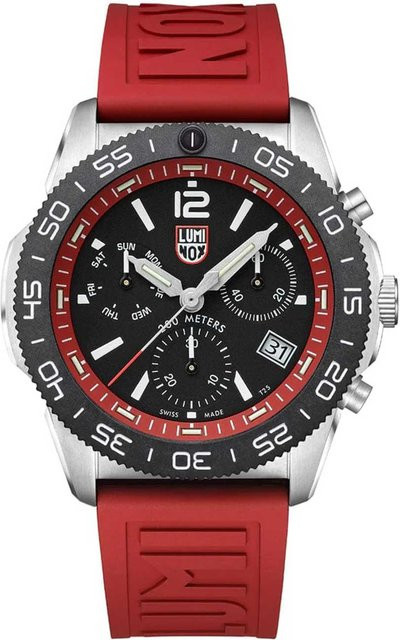 Luminox Chronograph, Edelstahl, Quarz, 44 mm, Herren, Schwarz, 20 ATM - Bild 1