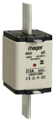 Hager NH-Sicherung LNH2315MK 315A, 3 Stück, Weiß - Bild 1