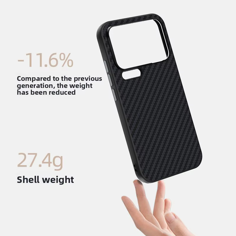 Xiaomi 17 Ultra und 15 Ultra Business Hülle mit magnetischem Objektivschutz in Schwarz, stoßfeste PC Schutzhülle - Bild 3