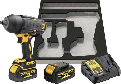 DeWalt Akku-Schlagschrauber 18 V mit 5.0 Ah Li-Ion Akku und Ladegerät, Gelb - Bild 2