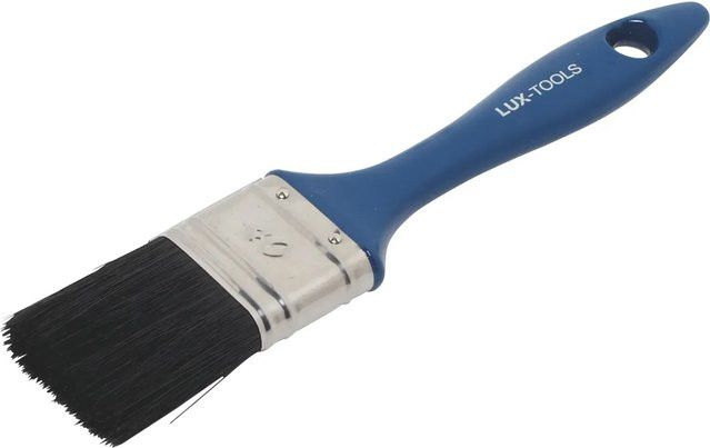 LUX-TOOLS Flachpinsel für Lacke und Kunstharz, Farbe: Blau, Breite: 40 mm - Bild 1