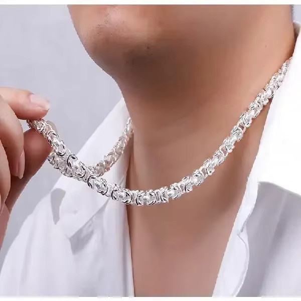 DOTEFFIL Halskette, 925 Silber, Herren, 60 cm - Bild 2