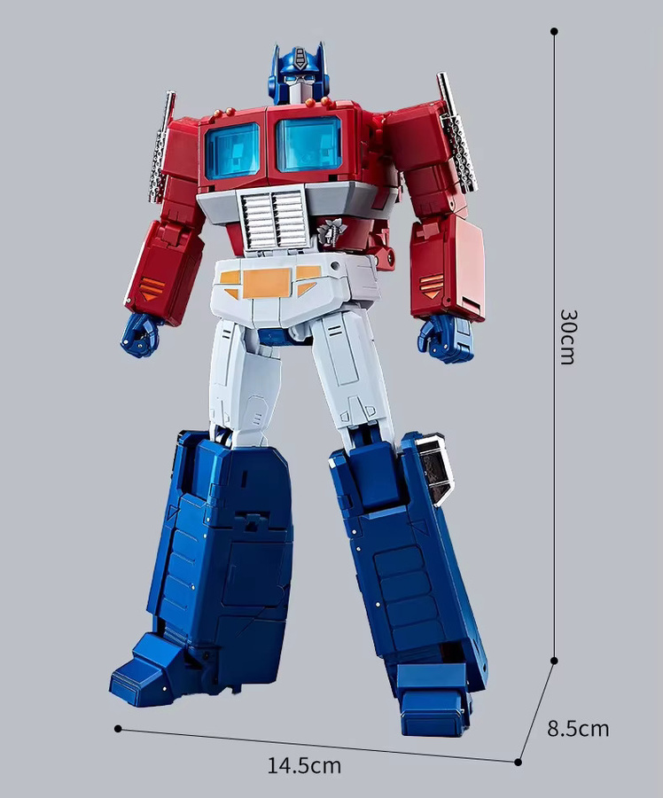 WEI SHUANG KO Transformers O.P Prime G1 Säulenroboter, Legierung, Autobot W8020 PP44, animiertes Transformationsspielzeug - Bild 5