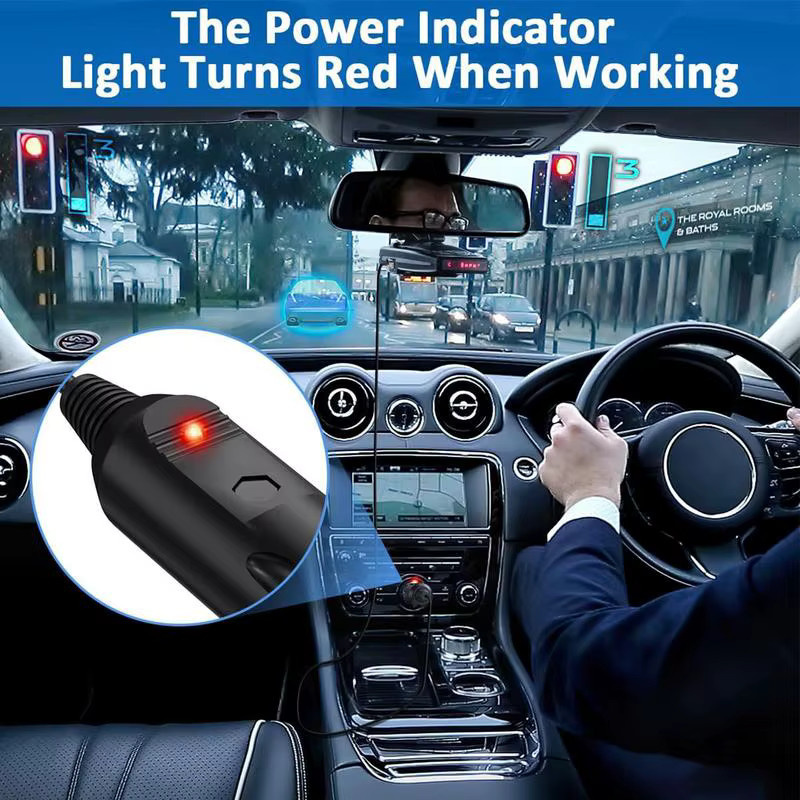 Radarwarner-Adapterkabel auf RJ11 für Escort Passport 8500x, 50, 9500IX, 7500IS und Redline, 12V 2A, Schwarz - Bild 3