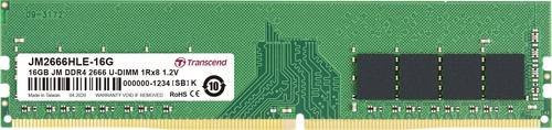 Transcend JetRAM DDR4 PC-Arbeitsspeicher Modul 16GB 2666MHz Non-ECC 288pin DIMM CL19 Grün - Bild 1