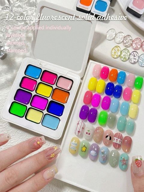 SJP Nagellack, Gel, Glänzend, 12 Farben - Bild 1