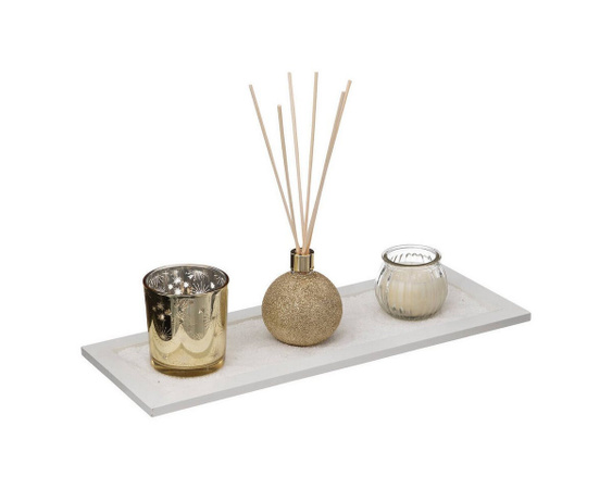 Atmosphera Créateur d'intérieur Kerzenlaterne Duftset mit Kerze und Diffusor, Gold