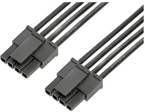 Molex 214750-2042 Stecker in Schwarz mit Goldkontakten - Bild 1