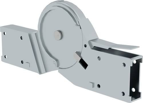 MUNK Günzburger Steigtechnik Automatik-Stahlscharnier für Vielzweckleitern in Silber - Bild 1