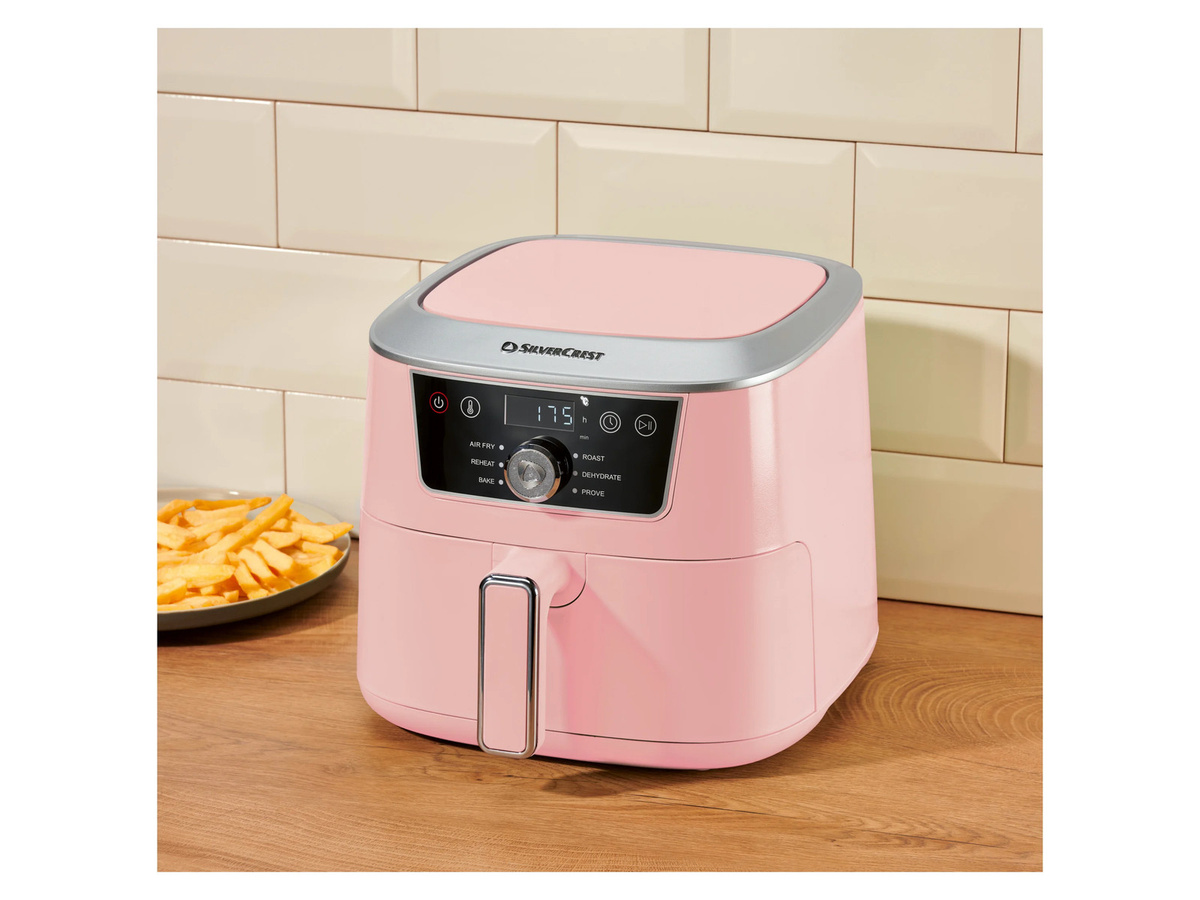 SILVERCREST Heißluftfritteuse SHFD 2000 D2 in Pink mit 2000 Watt - Bild 2