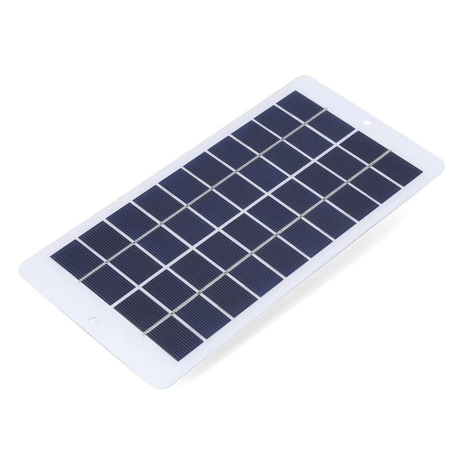 ALLOYSEED Tragbares Solar-Ladegerät mit 20 W und USB-C Anschluss, Weiß, inkl. 3 Meter Kabel - Bild 1