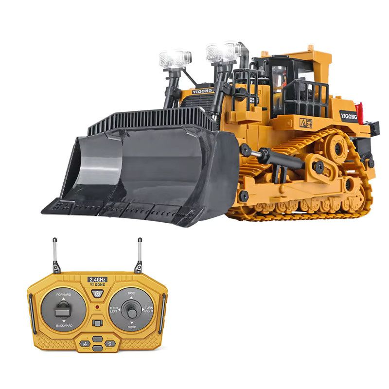 CONUSEA RC Bulldozer Crawler, ferngesteuerter Traktor, 1:24, Metall, Kunststoff - Bild 5
