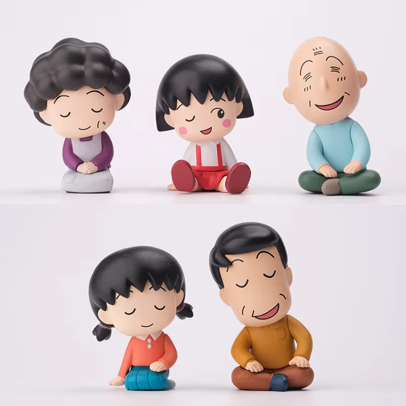 Banpresto Kleine Maruko-Familie, Desktop-Ornament-Puppe - Bild 2
