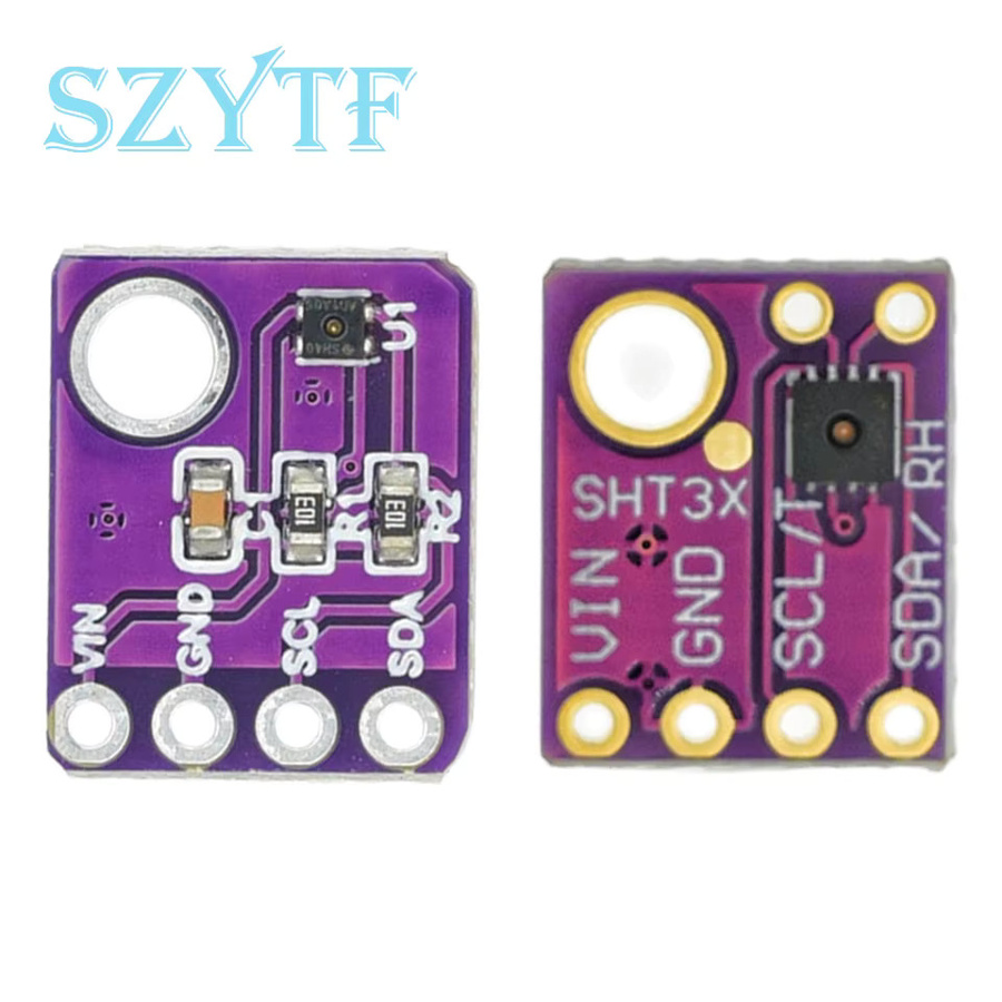 SZYTF Temperatur-Feuchtigkeitssensor Breakout für Arduino SHT30 SHT31 SHT35 SHT40 SHT41 in Lila - Bild 2