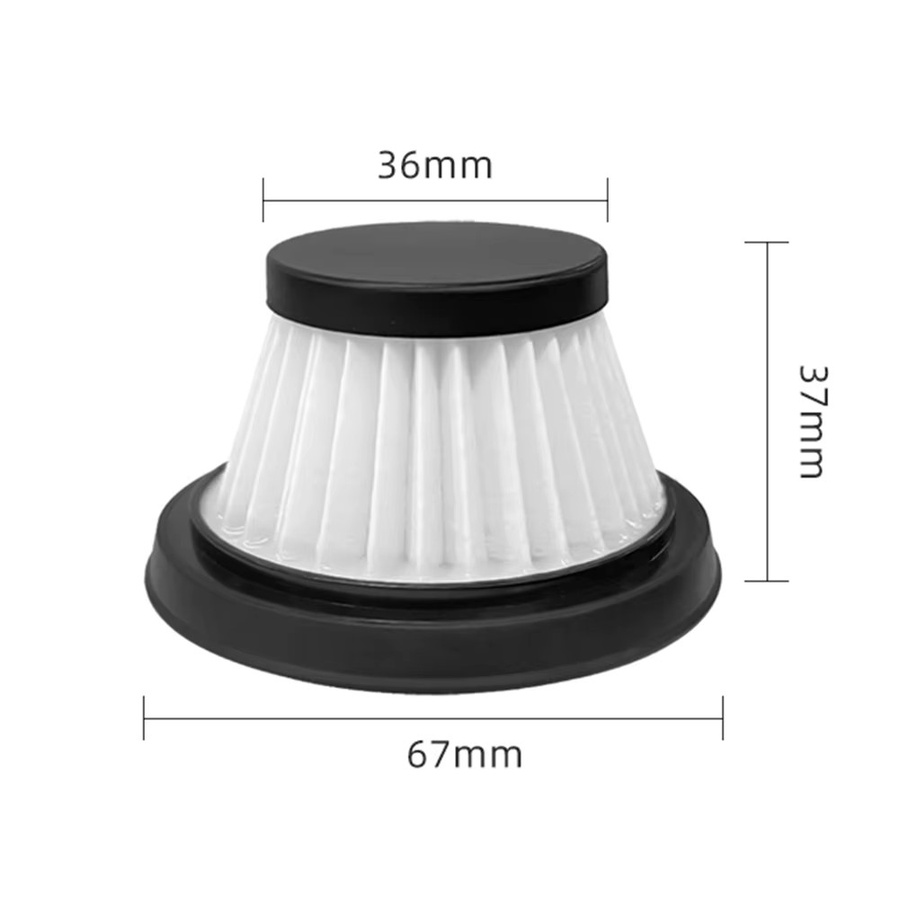 LEENKEA Filterersatz Set für Duck For Vac Compact kabellosen Staubsauger, weiß, 4 oder 8 Stück, waschbar und wiederverwendbar - Bild 5