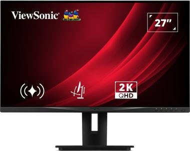 ViewSonic VG2748A 2K QHD LED-Monitor mit IPS-Panel, 68,6 cm (27 Zoll), HDMI, DisplayPort, Schwarz/Silber - Bild 1