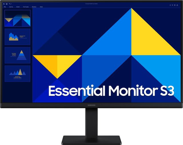 Samsung Essential Monitor S24D304GAU, 24 Zoll, Full HD, IPS, 100 Hz, Schwarz - Bild 2