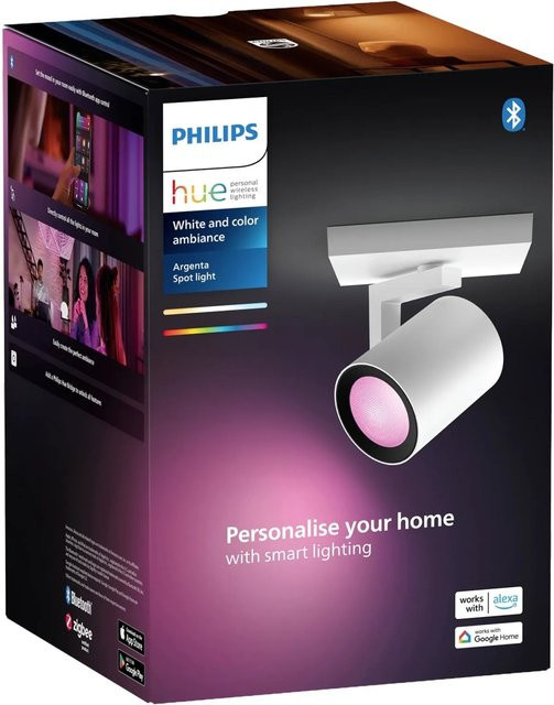 Philips Hue Argenta Smart-LED-Aufbauspot White & Color Ambiance in Weiß - Bild 2