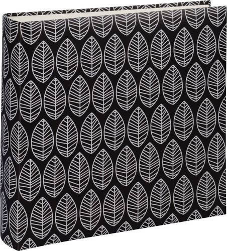Hama Jumbo-Album La Fleur in Schwarz mit 100 weißen Seiten, B: 30 cm x T: 30 cm - Bild 1