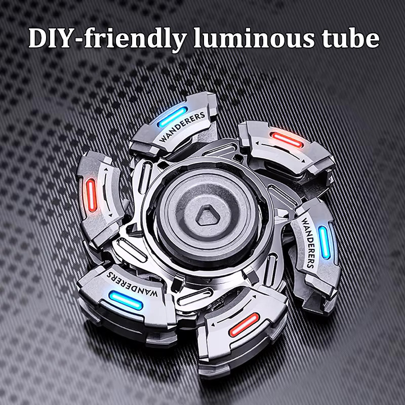 Mine Diary Wanderer Metall Open Armor Fidget Spinner, EDC Fingertip Slider - Bild 3