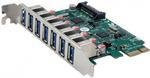 EXSYS USB 3.2 Gen 1 PCIe Erweiterungskarte mit 7 USB-A Ports und VIA Chip-Set (EX-11088-2) - Bild 1