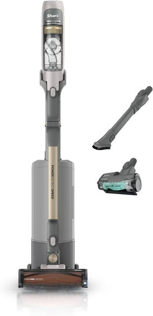 SharkNinja PowerDetect Speed Luxe Collection Clean & Empty Akku-Staubsauger in Beige | IA3246EUTIV | Beutelloses Modell mit Self-Cleaning Dock und LED-Scheinwerfer - Bild 1
