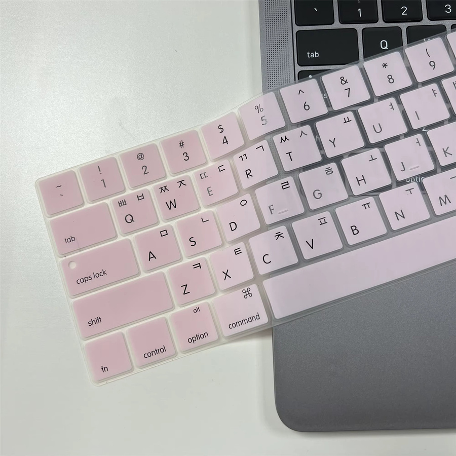 Silikon Tastaturschutz für Apple MacBook Air und Pro Retina mit koreanischem Layout - Bild 1