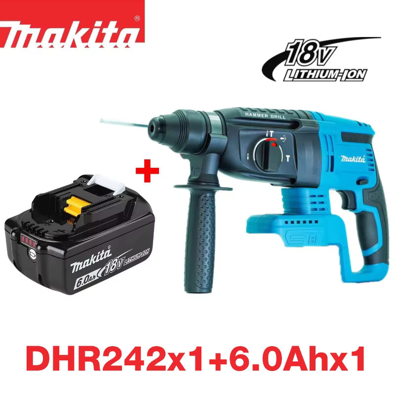 Makita DHR242 Akku-Bohrhammer 26 mm mit bürstenlosem Motor für 18V LXT Akkus - Bild 6