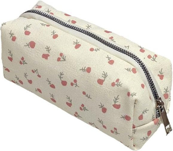Leisury Federmäppchen mit floralem Design, große Stiftetasche aus Canvas in Multicolour - Bild 1