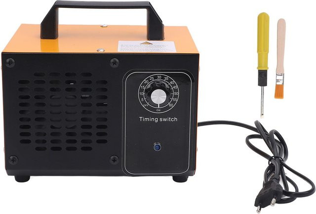 Aimo O3-Generator Desodorierer in Schwarz für 230–418 Quadratmeter mit 60-Minuten-Timer für Auto und Zuhause (60000mg) - Bild 1