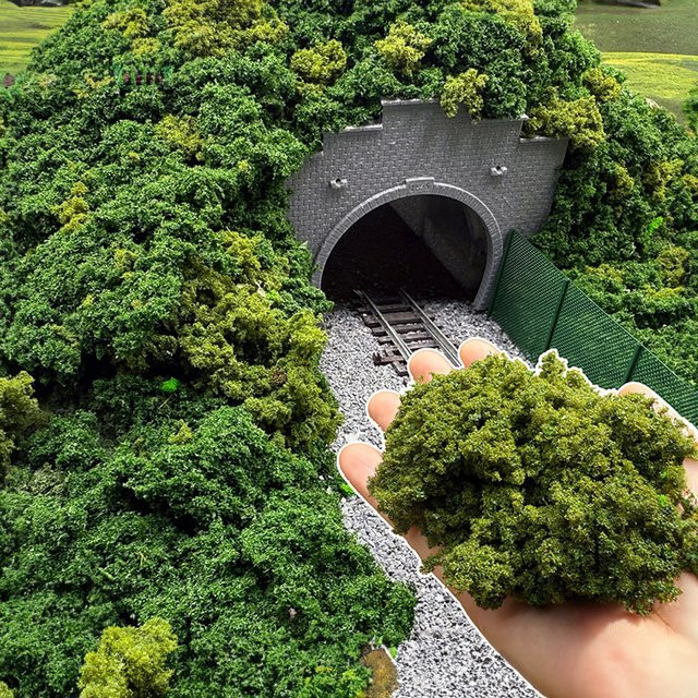 SANMERSEN Miniatur-Sträucher, Modellbausatz, Natur, Grün - Bild 1