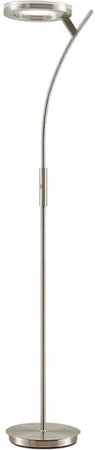 Lindby LED Stehlampe Darion Modern Dimmbar in Silber und Grau aus Metall, Höhe: 180 cm, Durchmesser: 35 cm, Breite: 30 cm