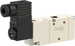 Riegler 3/2-Wegeventil elektropneumatisch monostabil G 3/8 NO 24 V DC multicolor - Bild 1