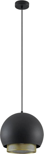 Lucande Pendelleuchte Sivaniel 9639551 Modern, Schwarz, Metall, 1-flammig, E27 - Bild 1