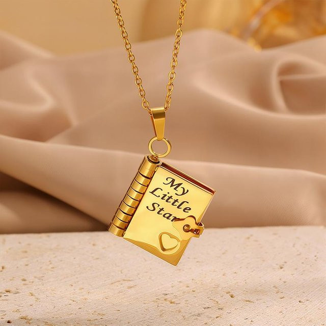 Halskette Edelstahl, Gold, Damen - Bild 1