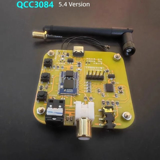 GHXAMP Bluetooth 5.4 Empfänger Board mit Qualcomm QCC3084 QCC5181 Unterstützung für APTX-HD und LDAC - Bild 1
